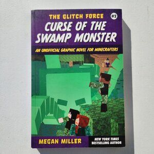 NEW Curse of the Swamp Monster Graphic Novel Minecraft Book Comicbook The Glitch